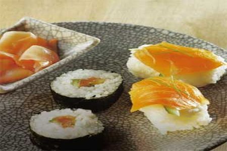 Sushi de somon afumat